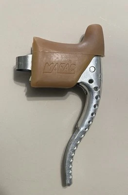 Palanca de freno vintage Mafac perforada no aerodinámica Francia Foto 1 de 4