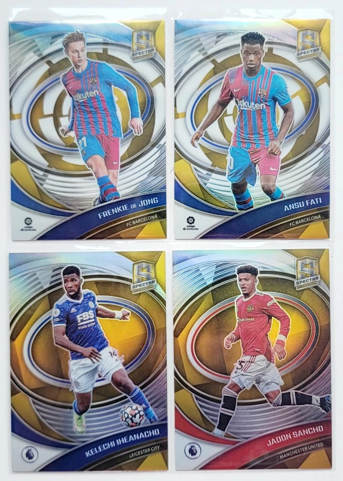 2021-22 Panini Chronicles Spectra La Liga, Premier League Gold /10 - Singles - Image 1 of 1