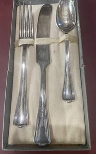 1847 rogers bros silverware 3 Piece In Original Box From Estate - Picture 1 of 3