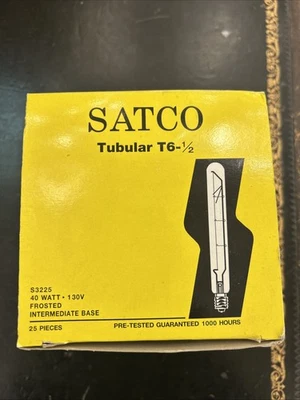 Satco Tubular T6-1/2 Full Box 25pcs - Image 1 of 4