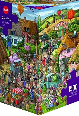 1500-piece HEYE Puzzle Birgit Tanck: Country Fair 60 x 80 cm 29994from JP - Image 1 of 2