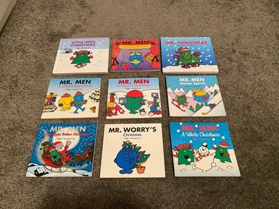 Mr Men Little Miss Book Bundle x 9 Christmas Special Editions Roger Hargreaves - Image 1 of 4