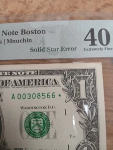 Solid Star Error 2017 1 Dollar Graded - Picture 1 of 3