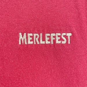 Merlefest Music Festival T-Shirt XL Pink Bluegrass Folk Country USA Made - Bild 1 von 9