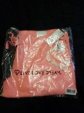 NWT Aeropostale Live Love Dream Sweatpants Pink XL Extra Large Slim