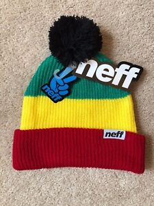 NEFF Snappy Pom - Rasta - One Size - NEW