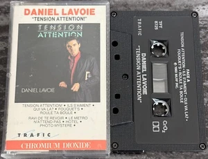 Daniel Lavoie - Tension Attention [Audio Cassette Tape 1987 Trafic] Reissue Pop - Picture 1 of 3