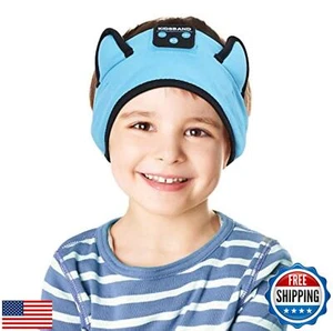 KIDSBAND Kids Headphones Bluetooth Headband Adjustable, Wireless Sleep Headph - Picture 1 of 5