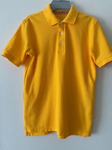 French Toast Big Boys Short Sleeve Pique Polo, Gold, size L (10-12 ) - Picture 1 of 3