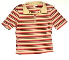 Sky and Sparrow striped stripes crop shirt tee top teen style L
