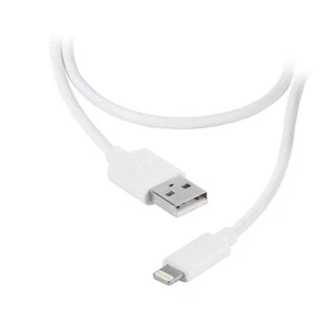 VIVANCO Lade- und Datenkabel, USB A - Stecker, kompatibel mit Apple, 1,5m - Bild 1 von 4