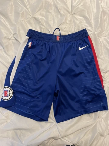 Nike NBA Los Angeles Clippers Authentic Game Player Issued Shorts Size 42 XL Cover