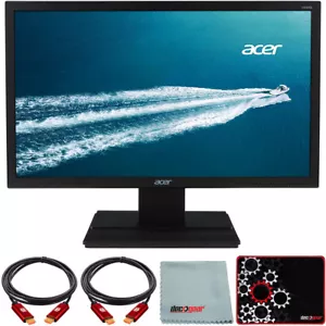 Acer V226HQL 21.5" Full HD 16:9 Widescreen LCD Monitor Black + Mouse Pad Bundle - Picture 1 of 12