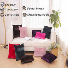 2 PACK Throw Pillow Covers Sofa Decor Velvet Cushion Cases Premium Cushion Cover
