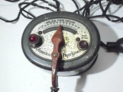 Transformador de tren American Flyer Lines modelo 7 A.C. Gilbert Co. de colección como está Foto 1 de 4