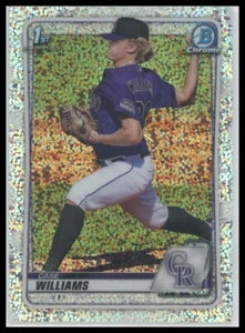 Bowman Chrome Speckle Refractor 2020 #BD-23 Case Williams - Imagen 1 de 1