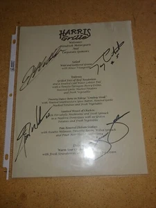 Vintage NASCAR Jeff Gordon Jimmie Johnson Terry Labonte J Nadeau Sign Autograph - Picture 1 of 2