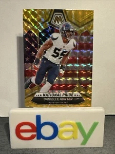 Mosaico de fútbol americano Danielle Hunter #270 amarillo reactivo Prizm National Pride 2024 - Imagen 1 de 3