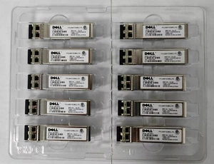 Module émetteur-récepteur optique 10 pièces DELL WTRD1 10G SFP FTLX8571D3BCL-FC SR 850nm - Photo 1/8