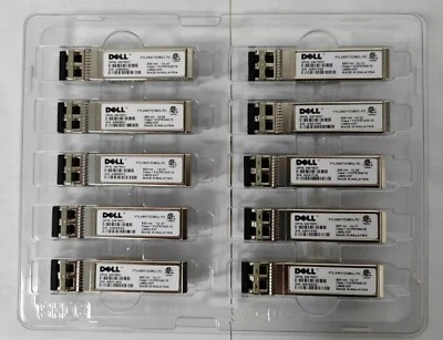 10pcs DELL WTRD1 10G SFP FTLX8571D3BCL-FC SR 850nm Optic Transceiver Module - Bild 1 von 4