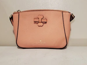KATE SPADE NEW YORK Talia Zip CrossBody Clover Peach Rose Pink WKRU6369 - Picture 1 of 5