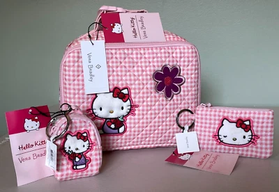 Vera Bradley HELLO KITTY Lay Flat Lunch Box, Zip Id & Mini Backpack Bag Charm - Image 1 of 4