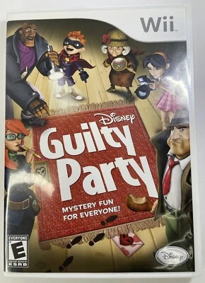Disney Wii Guilty Party Game Mystery Fun for Everyone - Image 1 of 4