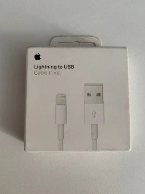 Apple Cavo di Ricarica USB per Apple iPhone e Apple iPad, 1 Metro - Immagine 1 di 2