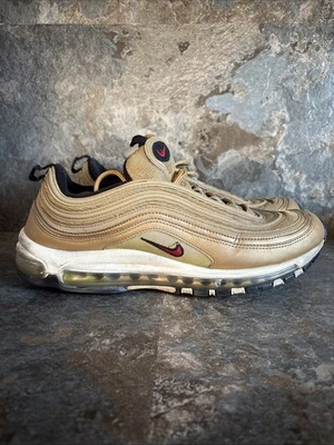 Nike Air Max 97 Mens Size 12 OG QS Metallic Gold 2017 884421-700 Olympic 90 95 - Image 1 of 4