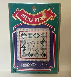 Designs for the Needle Becher Matte "Love Your Mug" gezähltes Kreuzstich-Set - Bild 1 von 2
