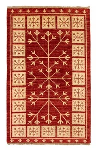 Vintage Hand-Knotted Area Rug 3'0" x 4'11" Traditional Wool Carpet - Picture 1 of 9