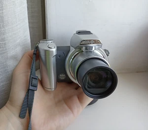 🔥Konica Minolta Dimage Z1 Silver 3.2MP digital compact camera🔥WORKing FULL Set - Picture 1 of 7