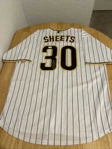 Gavin Sheets San Diego Padres Autographed Jersey JSA Certified - Picture 1 of 6