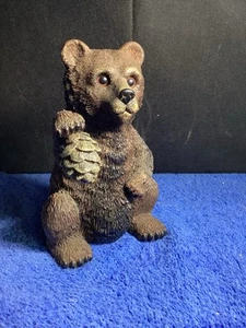 Vintage Schleich Grizzly orso cucciolo parte della collezione fauna selvatica statuina sintetizzatore - Foto 1 di 9