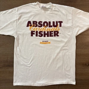 Vintage 90s Absolut Vodka Spring Break Single Stitch T Shirt XL - Picture 1 of 7