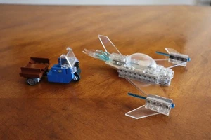 LEGO Wonder Woman Invisible Jet Only 76026 + Partial Banana Cart No Minifigures - Picture 1 of 13