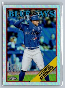 2023 Topps Chrome #88BC-19 George Springer 1988 Topps Baseball - Picture 1 of 2