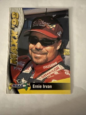 1998 Upper Deck Maxx Race Cards #8 Ernie Irvan - Image 1 of 4