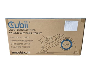 Cubii JR1 - Under Desk Elliptical, Under Desk Bike Pedal Exerciser - Aqua - F3A2 - Picture 1 of 12