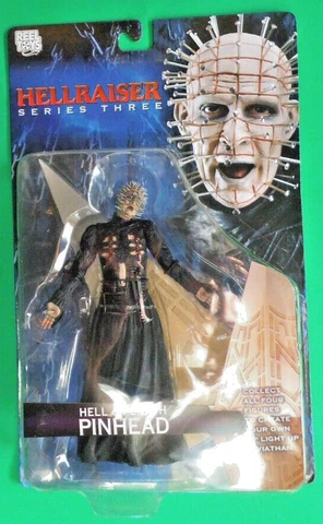 Neca Reel Toys Hellraiser Series 3 Hell On Earth PINHEAD Action Figure 2004, MIP Cover