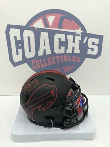 Jim Kelly Autographed Eclipse Mini Helmet with Custom Visor (JSA) - Picture 1 of 3