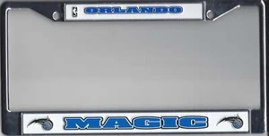 Orlando Magic Chrome License Plate Frame Free Screw Caps Included - Picture 1 of 1