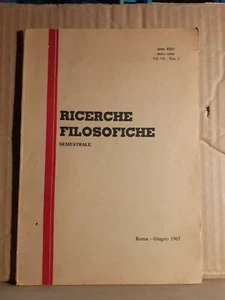 Philosophische Forschungen - Bd. VII Fasc.I - Jahr XXXV Juni 1967  - Bild 1 von 1