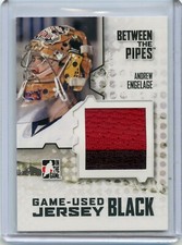  2009-10 Between The Pipes Jerseys Black #M-11 Andrew Engelage
