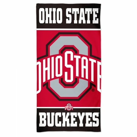 OHIO STATE BUCKEYES SPECTRA BEACH TOWEL 30"X60" COTTON PLUSH NCAA LICENSED Cover