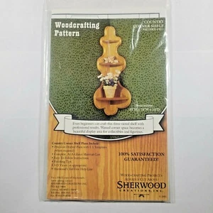 Country Corner Shelf Woodworking Plans by Sherwood Creations - Picture 1 of 2