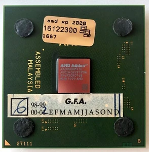 Procesador AMD Athlon XP 2000 1,667 Ghz AX2000DMT3C - Imagen 1 de 1