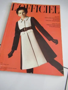 L'Officiel October 1967 VOGUE-Like Mag Balenciaga Courreges YSL DIOR CARDIN Gres - Bild 1 von 9
