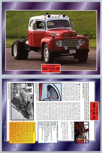 Ford F-8 Big Job - 1950 - In-Line Engines - Atlas Trucks Maxi Card - Picture 1 of 1