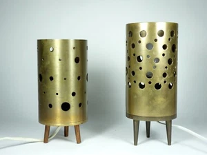 messing tisch lampen 50er jahre midcentury design brass table lamps - Bild 1 von 8